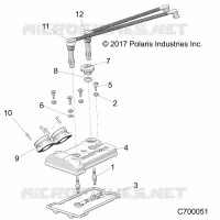 THROTTLE BODY AND VALVE COVER