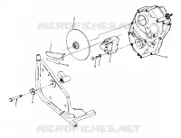 RIGHT GEARCASE   BRAKE MOUNTING (4916341634029A)