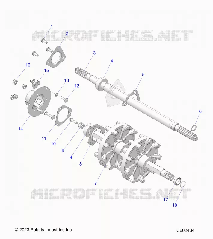 DRIVE TRAIN, JACKSHAFT AND DRIVE SHAFT