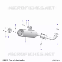 ENGINE, EXHAUST SYSTEM