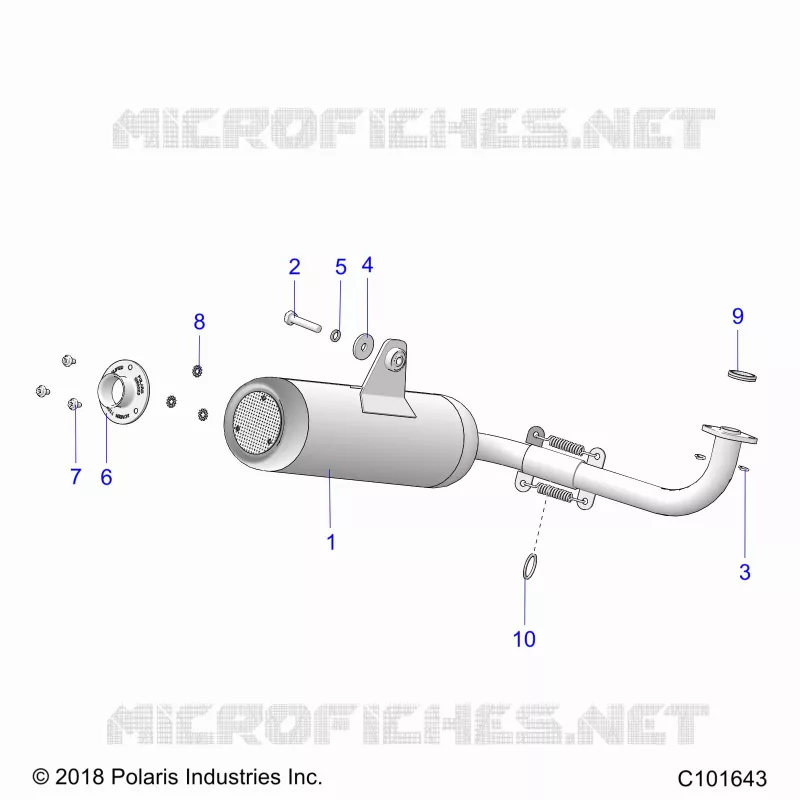 ENGINE, EXHAUST SYSTEM