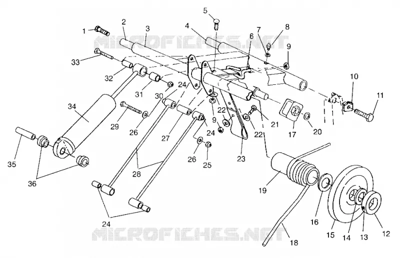REAR TORQUE ARM STORM 0965782, STORM SKS 0965582, EURO STORM E965782, EURO (4931593159C004)
