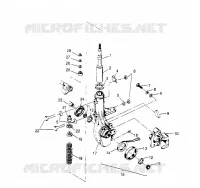 FRONT STRUT   ASSEMBLY SPORTSMAN 4X4 W958040 (4930403040B006)