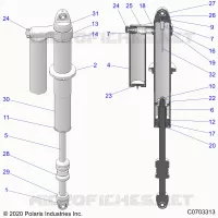REAR SUSPENSION SHOCK INTERNALS