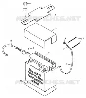 BATTERY BOX SLT 700 B974572 (4941124112B006)