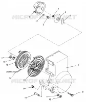 RECOIL STARTER ASSEMBLY XLT SPECIAL (XTRA) 0946767 (4927112711039A)