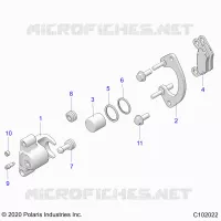 FRONT BRAKE CALIPER