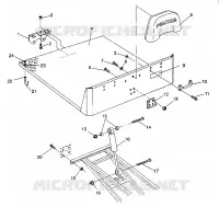 REAR BED MOUNTING 6X6 250 W938727 (4924092409004A)