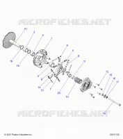 DRIVE TRAIN, PRIMARY CLUTCH