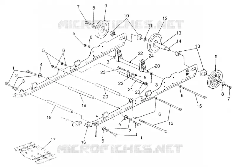 SUSPENSION TRAIL TOURING 0972262 AND EUROPEAN TRAIL TOURING E972262 (4938313831C003)