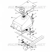FUEL TANK ASSEMBLY SPORTSMAN 4X4 W948040 (4926842684A011)