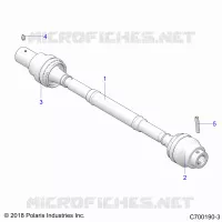 DRIVE TRAIN, FRONT PROP SHAFT