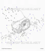 DRIVE TRAIN, GEARCASE, MAIN, MOUNTING