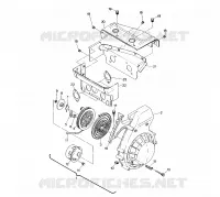RECOIL STARTER AND BLOWER HOUSING