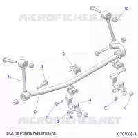 SUSPENSION, FRONT STABILIZER BAR- Z21N4E99AC/AK/BC/BK/K99AP/AG/BG/BP (C701006-3)