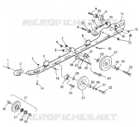 RAIL MOUNTING (SUSPENSION) SUPER SPORT 0970761 (4937643764B009)