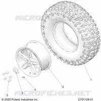 WHEELS, FRONT/REAR