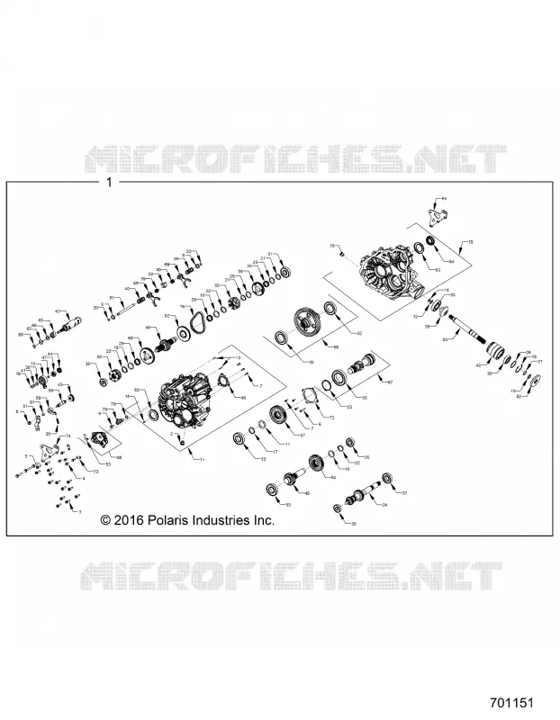 DRIVE TRAIN, MAIN GEARCASE INTERNALS