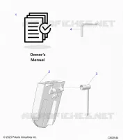 REFERENCES, TOOLS, BELT HOLDER, AND OWNERS MANUAL