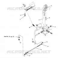SHIFT LINKAGE ASSEMBLY TRAIL BLAZER W957221 (4930363036C001)