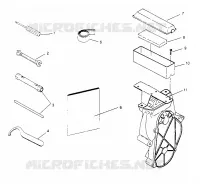 TOOL KIT    440 0952760, 440 SKS 0952560,  AND EUROPEAN 440 SKS E952560 (4929032903C006)