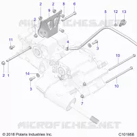 DRIVE TRAIN, MAIN GEARCASE MOUNTING