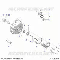 ENGINE, COOLING SYSTEM AND WATER PUMP