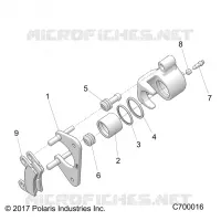 BRAKES, REAR CALIPER
