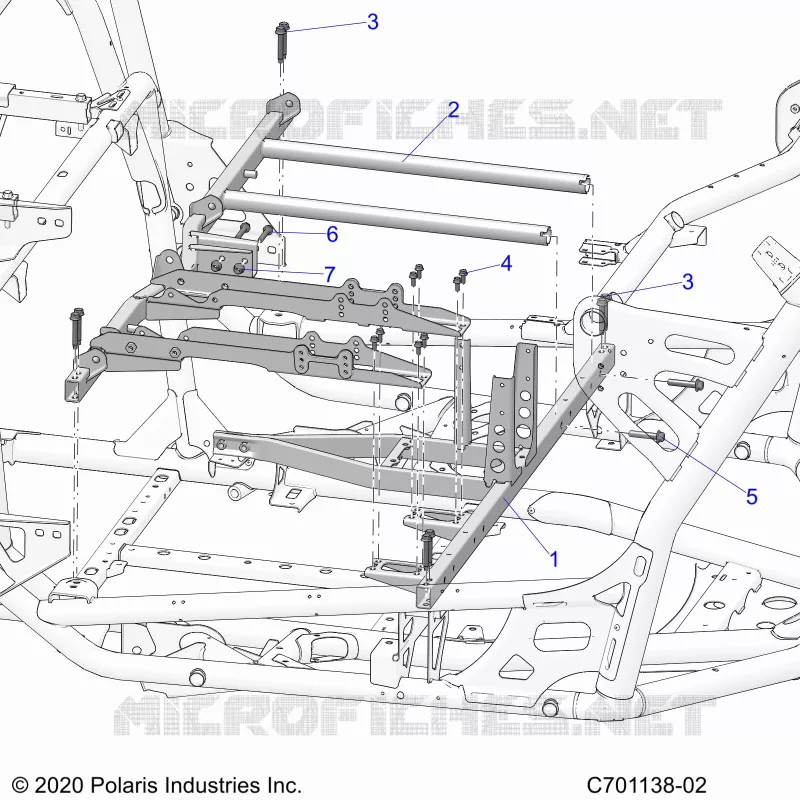 CHASSIS, SEAT AND CENTER CONSOLE MOUNTING