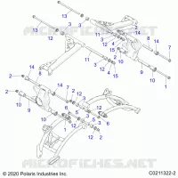 REAR SUSPENSION CONTROL ARM MOUNTING