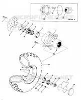 FRONT WHEEL ASSEMBLY 350 4X4