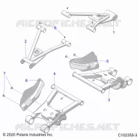 REAR SUSPENSION CONTROL ARMS