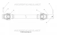 DRIVE TRAIN, FRONT PROP SHAFT