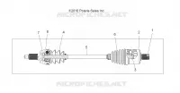 DRIVE TRAIN, DRIVE SHAFT, FRONT