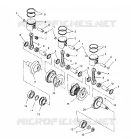 PISTON   CRANKSHAFT XLT/0930767,XLT SP/0930667    XLT SKS/0930567 (4923012301035A)