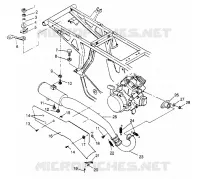EXHAUST SYSTEM 2X4 400L W947540 (4926752675A010)