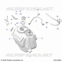 FUEL SYSTEM, FUEL TANK ASM.