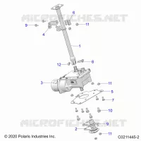 STEERING POST  AND EPS