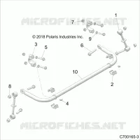 SUSPENSION, REAR STRUT STABILIZER