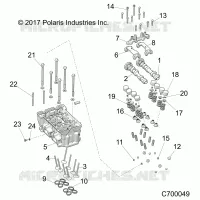 CYLINDER HEAD AND VALVES