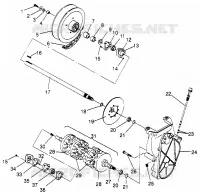 DRIVE TRAIN 600 XCR SP 0965677 AND EUROPEAN 600 XCR SP E965677 (4932063206C003)