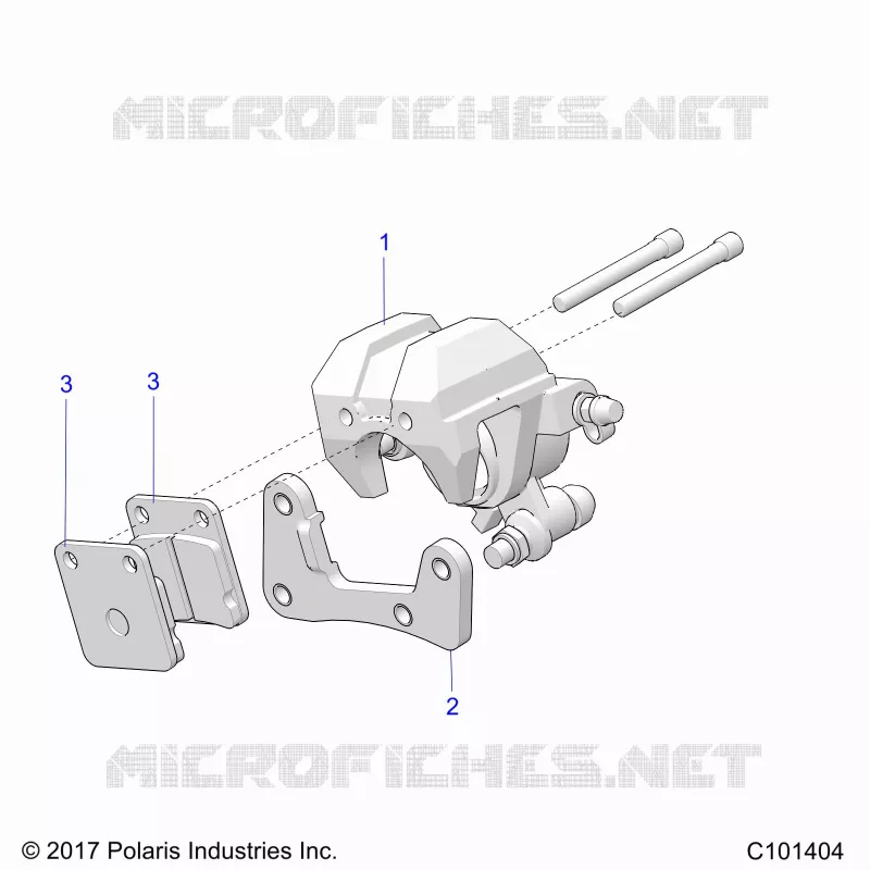 BRAKES, FRONT BRAKE CALIPER