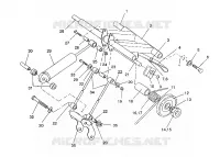 REAR TORQUE ARM 440 XCR / 0931760 (4923022302022A)