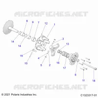 DRIVE TRAIN, PRIMARY CLUTCH