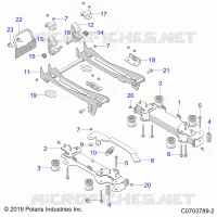 SEAT MOUNTING, FRONT
