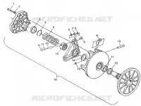 DRIVE CLUTCH 440 XCR 0971660 (4937893789B012)