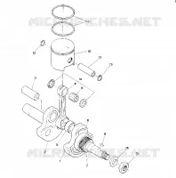 PISTON AND CRANKSHAFT STAR (4915431543024A)