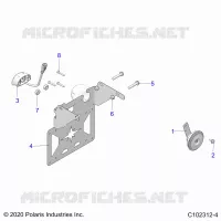 ELECTRICAL, HORN, AND LICENSE PLATE LIGHT
