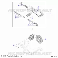 BRAKES, REAR CALIPER
