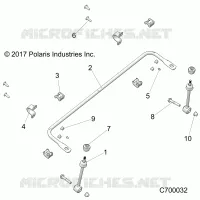 SUSPENSION, FRONT STABILIZER BAR